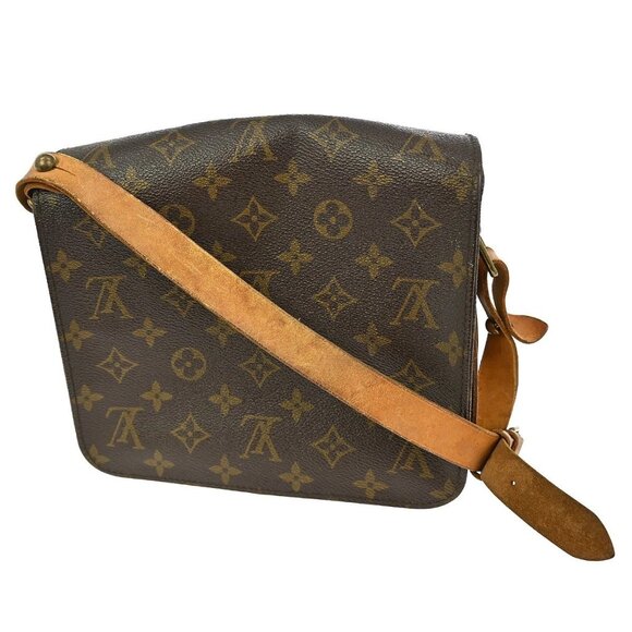 LOUIS VUITTON CARTOUCHIERE MM SHOULDER BAG MONOGRAM M51253 8904SL XX70369 BN03 - Picture 2 of 15